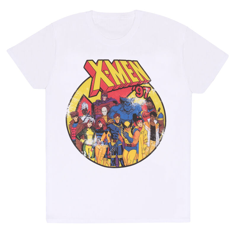 Marvel Comics X-Men '97 - Team Distressed White T-Shirt