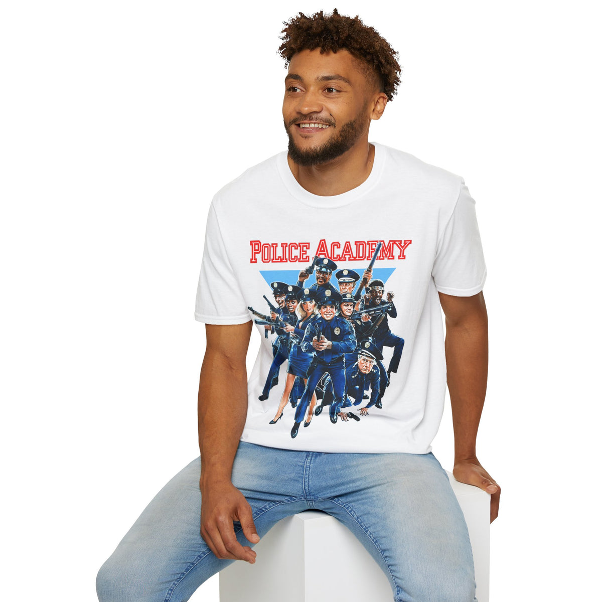 Retro Police Academy T-Shirt - 80s Comedy Movie Top - Retro Tees