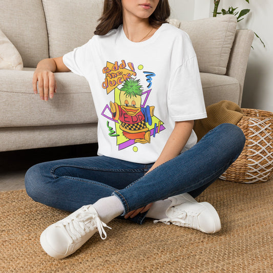 Edd The Duck T-Shirt – Retro Kids 90s TV Nostalgia Gift Tee