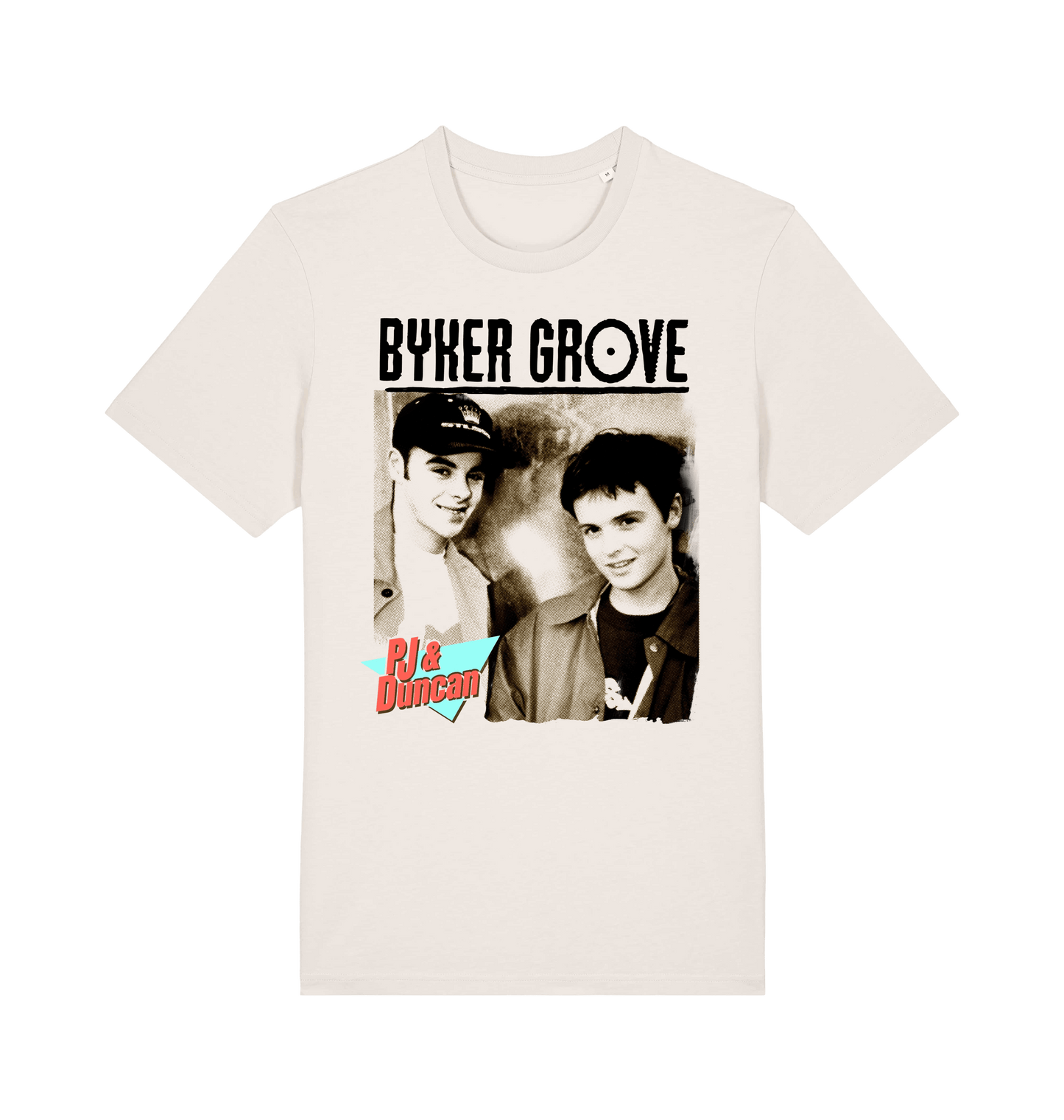 Vintage White Printed T-shirt Front