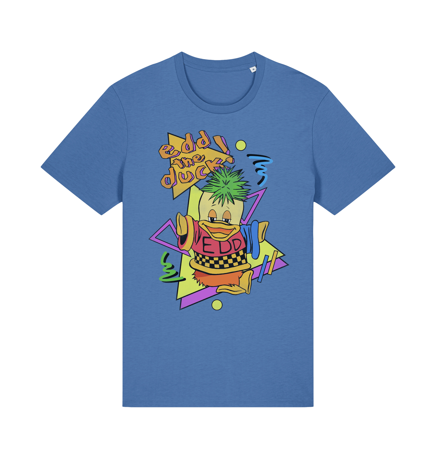 Bright Blue Printed T-shirt Front