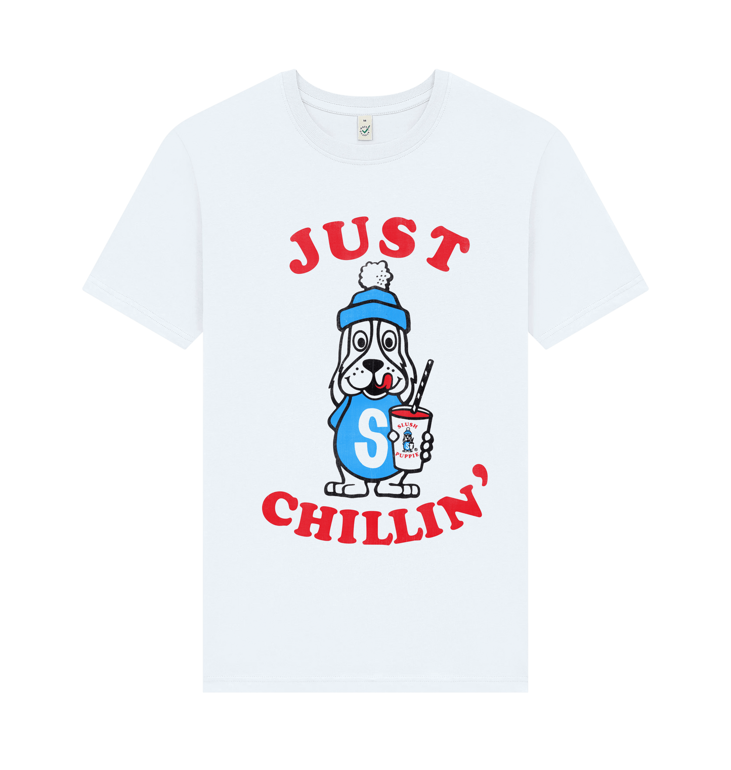 White Printed T-shirt Front