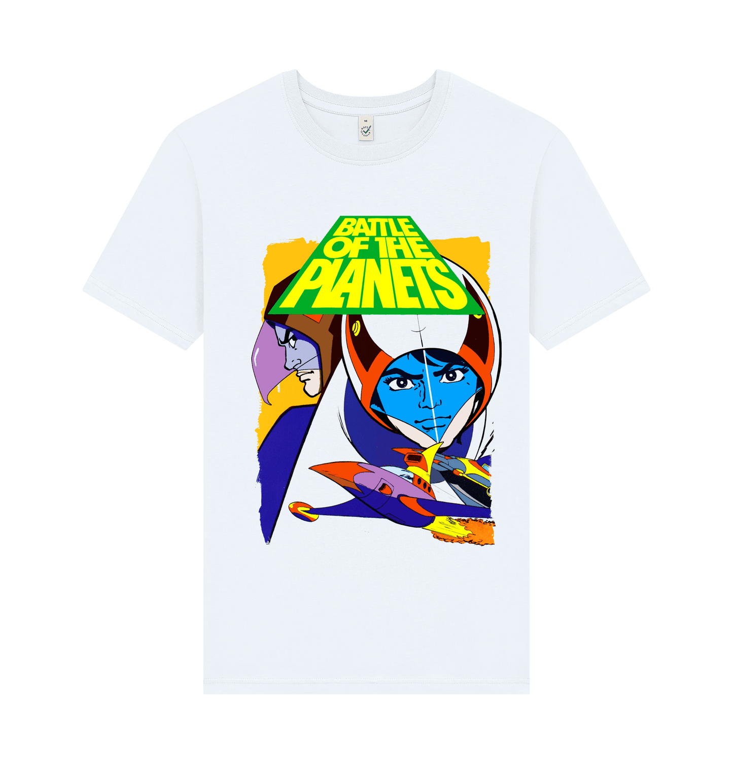 White Printed T-shirt Front