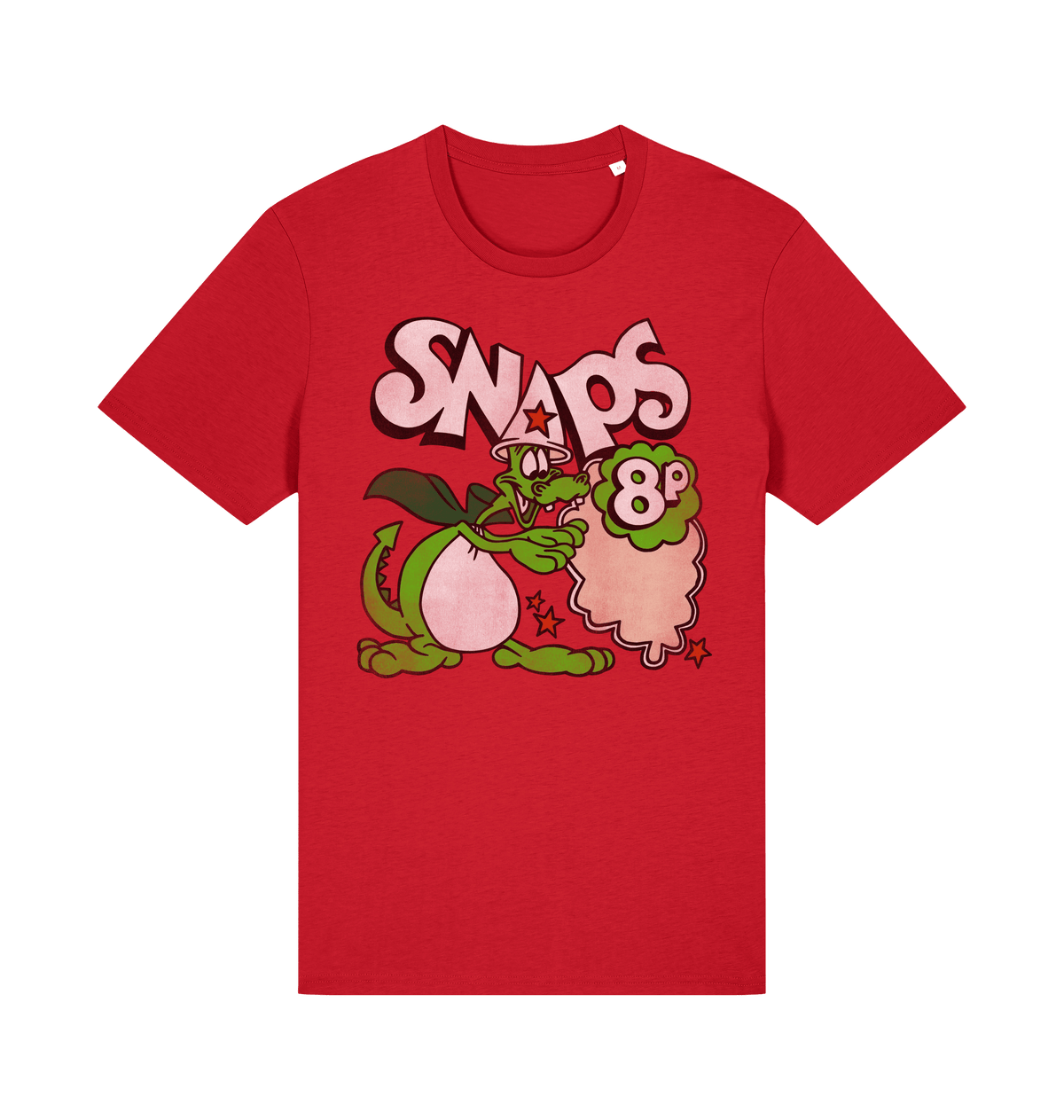 Red Printed T-shirt Front