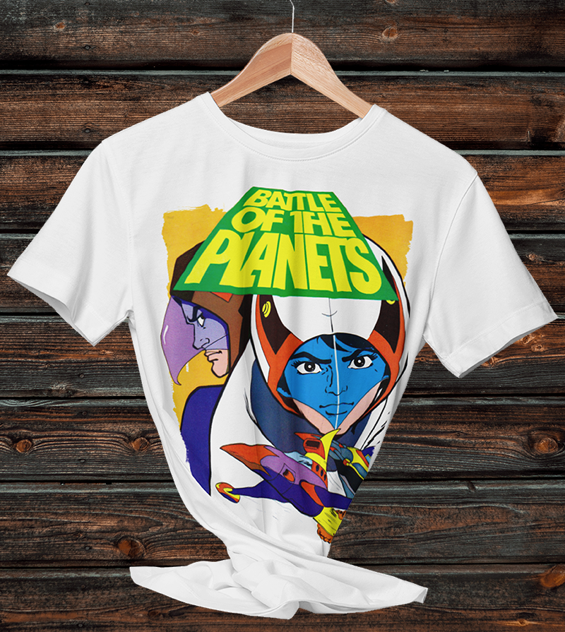 Retro Battle of the Planets T-Shirt - Unisex Vintage Cartoon Shirt