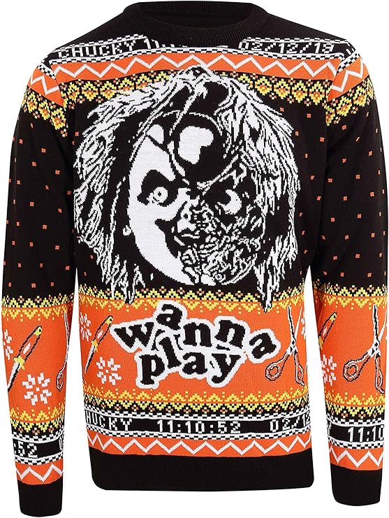 Childs Play Chucky - Wanna Play Knitted Jumper