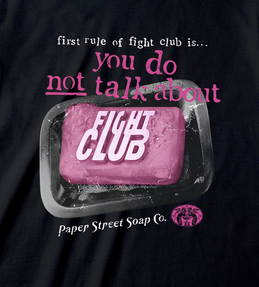 Fight Club - Club Rules Black T-Shirt