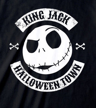 Nightmare Before Christmas - Jack Crest Black T-Shirt