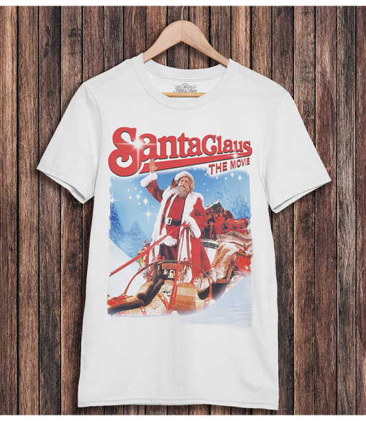 Retro Tees 80's Santa Claus The Movie Poster T-shirt