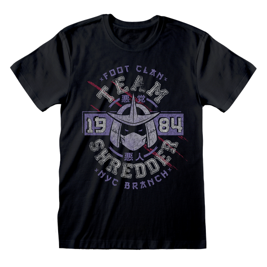 Teenage Mutant Ninja Turtles - Team Shredder Black T-Shirt