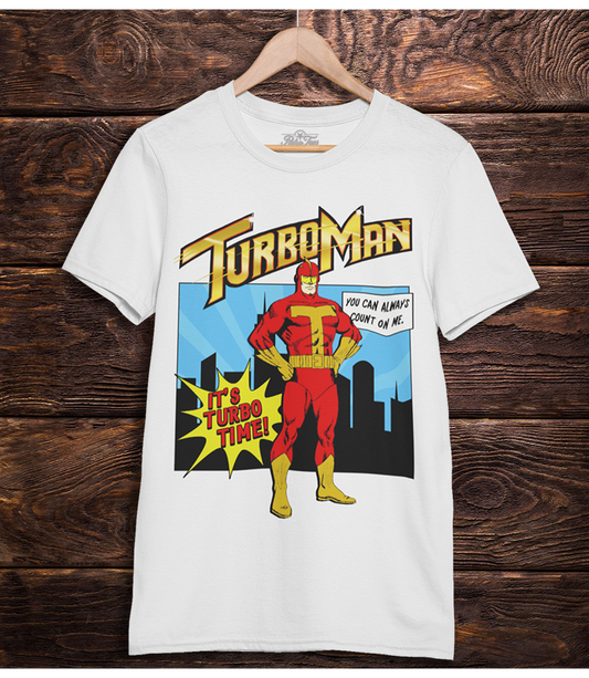 Turbo Man 90's Christmas Movie T-shirt