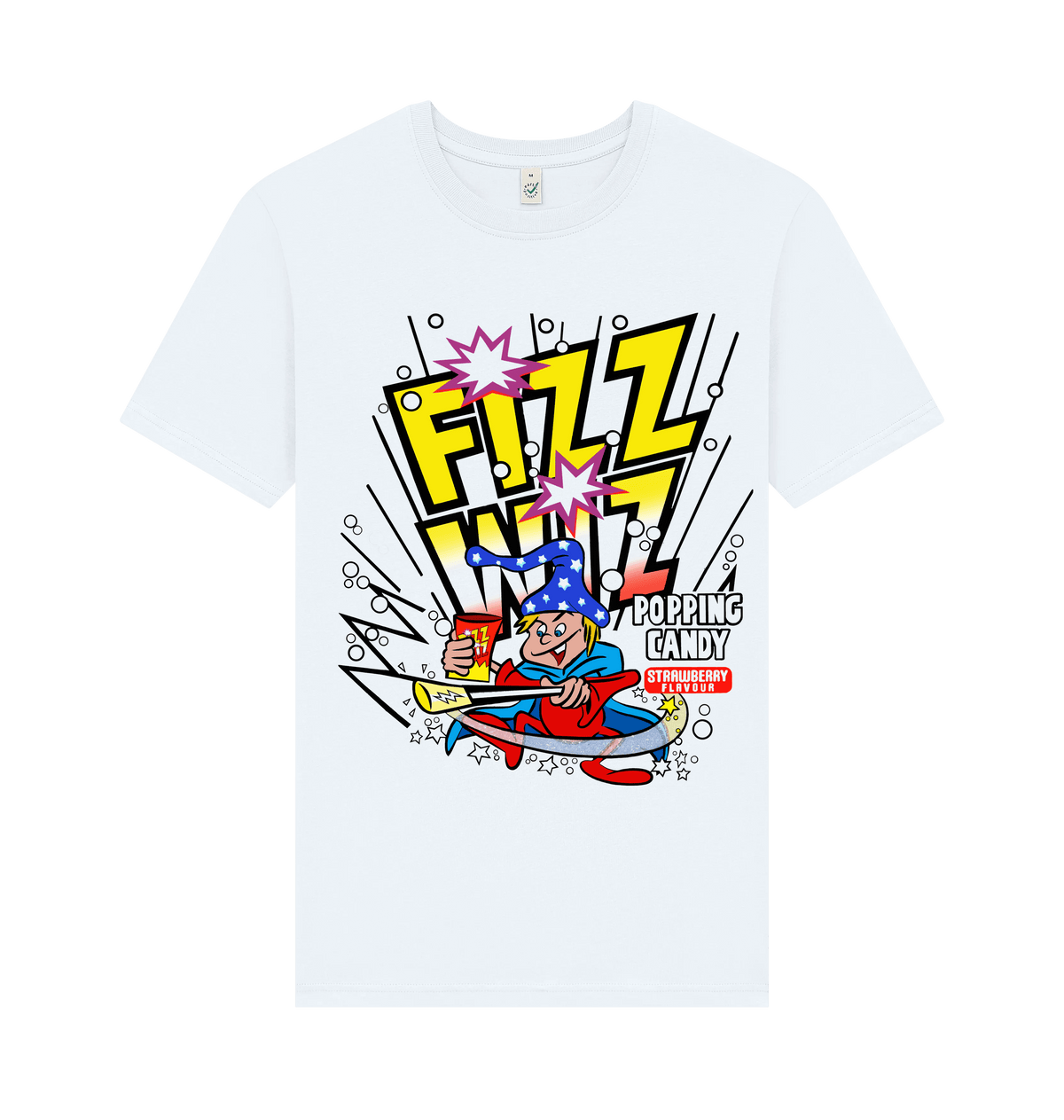 White Printed T-shirt Front
