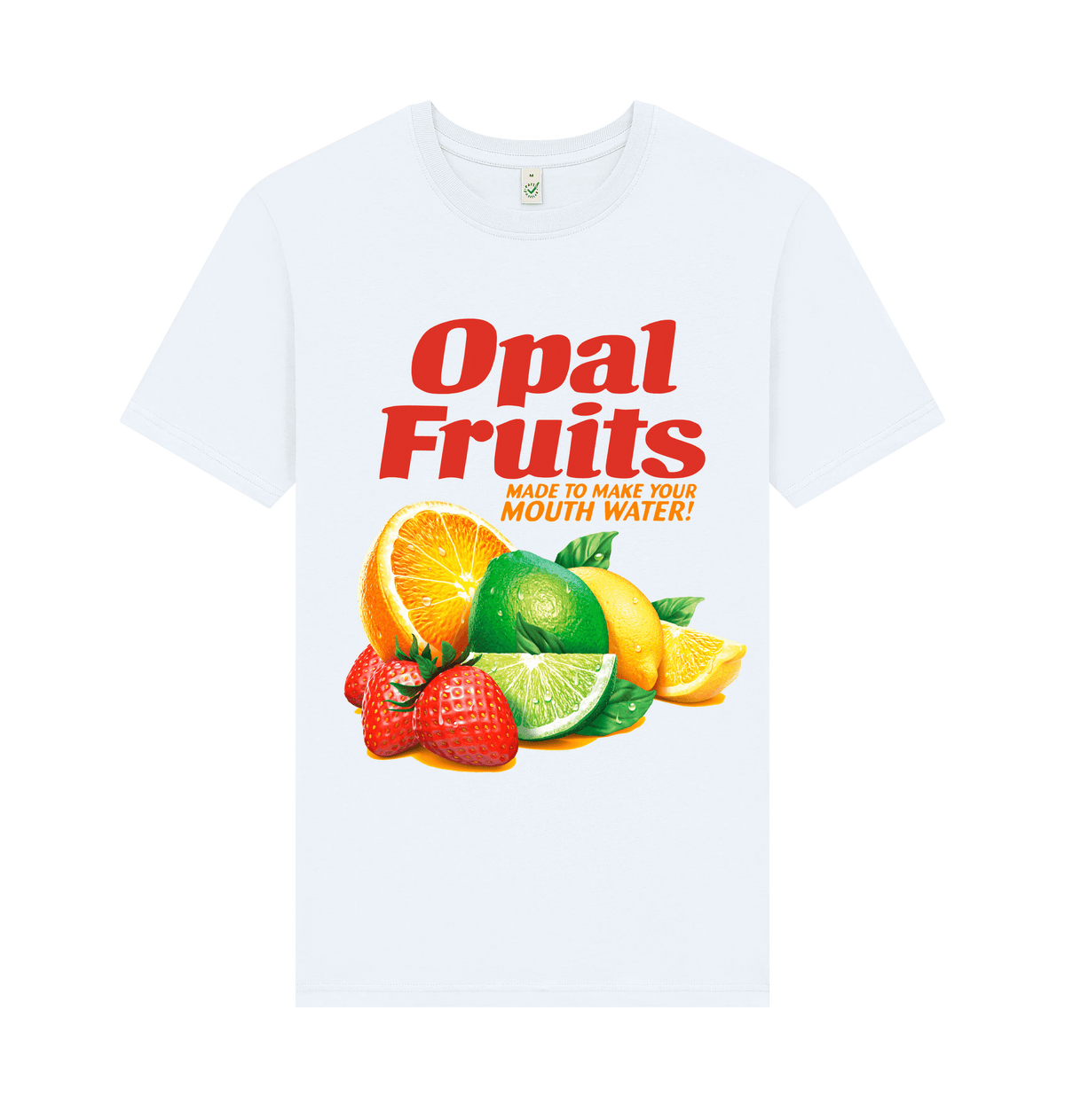 White Printed T-shirt Front