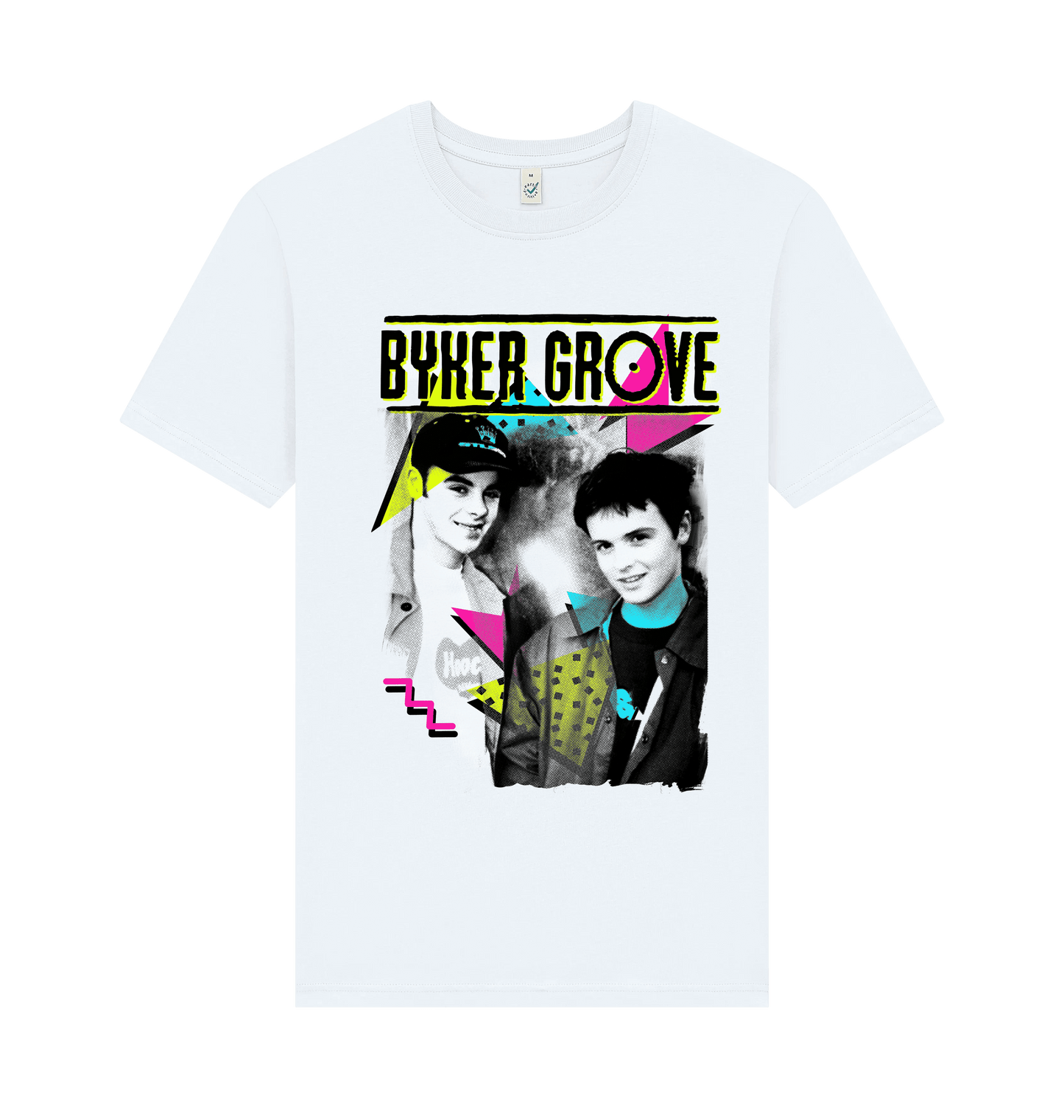 White Printed T-shirt Front