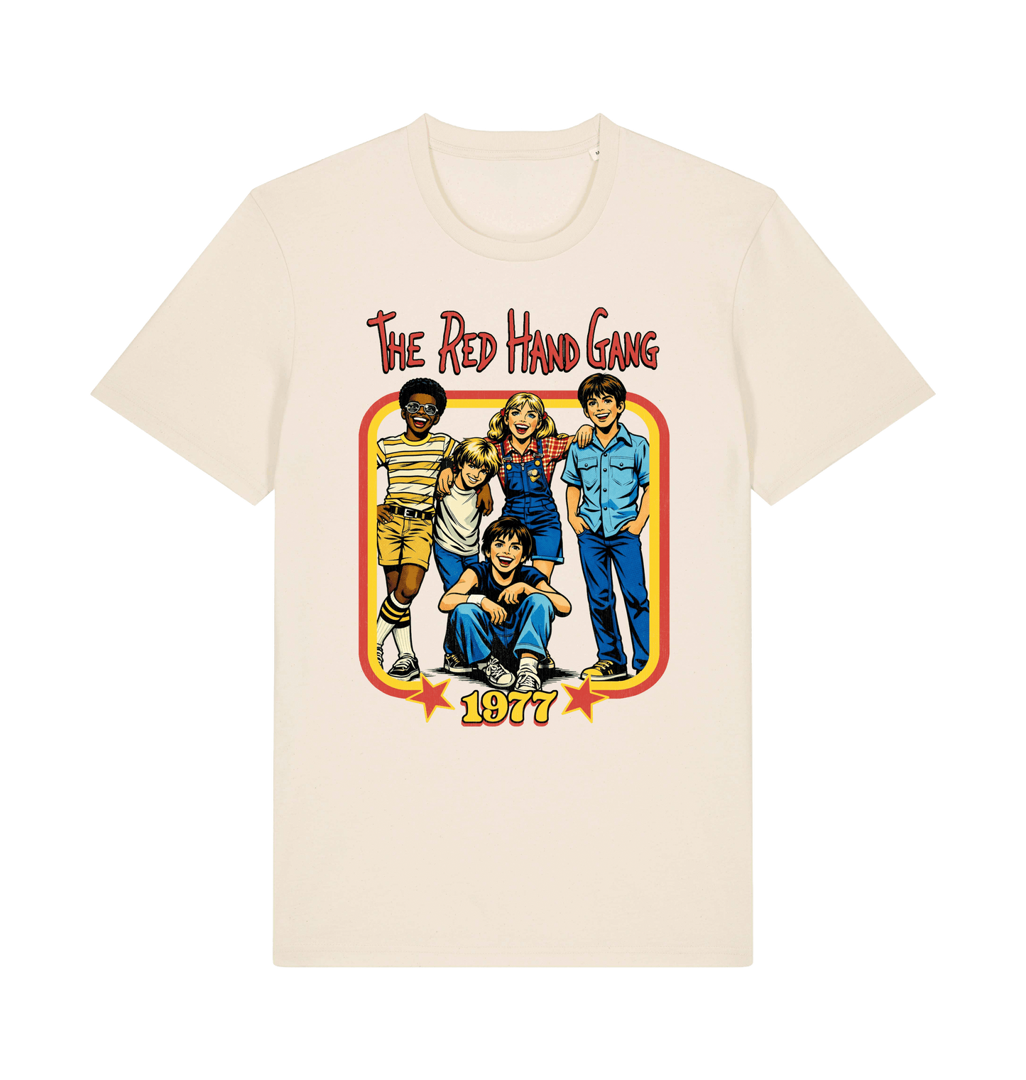 Natural Raw Printed T-shirt Front