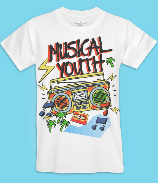 official musical youth boom box 80s official music reggae fan shirt 