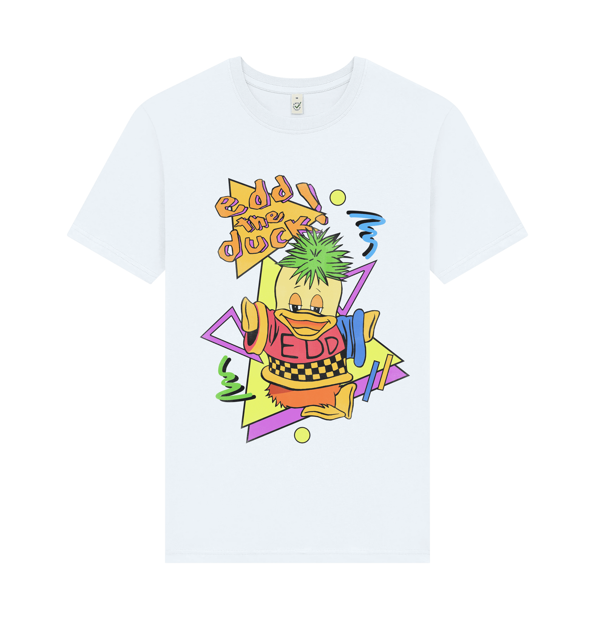 White Printed T-shirt Front