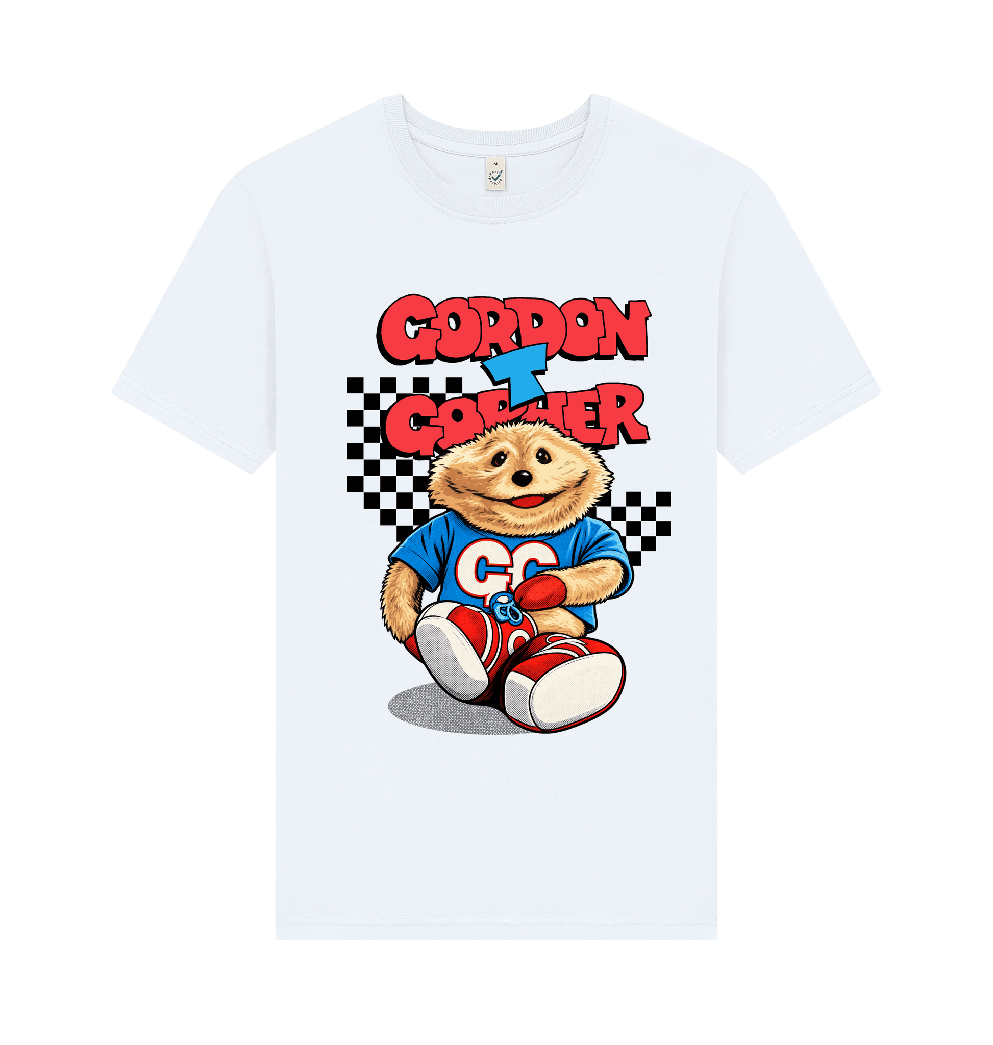 White Printed T-shirt Front