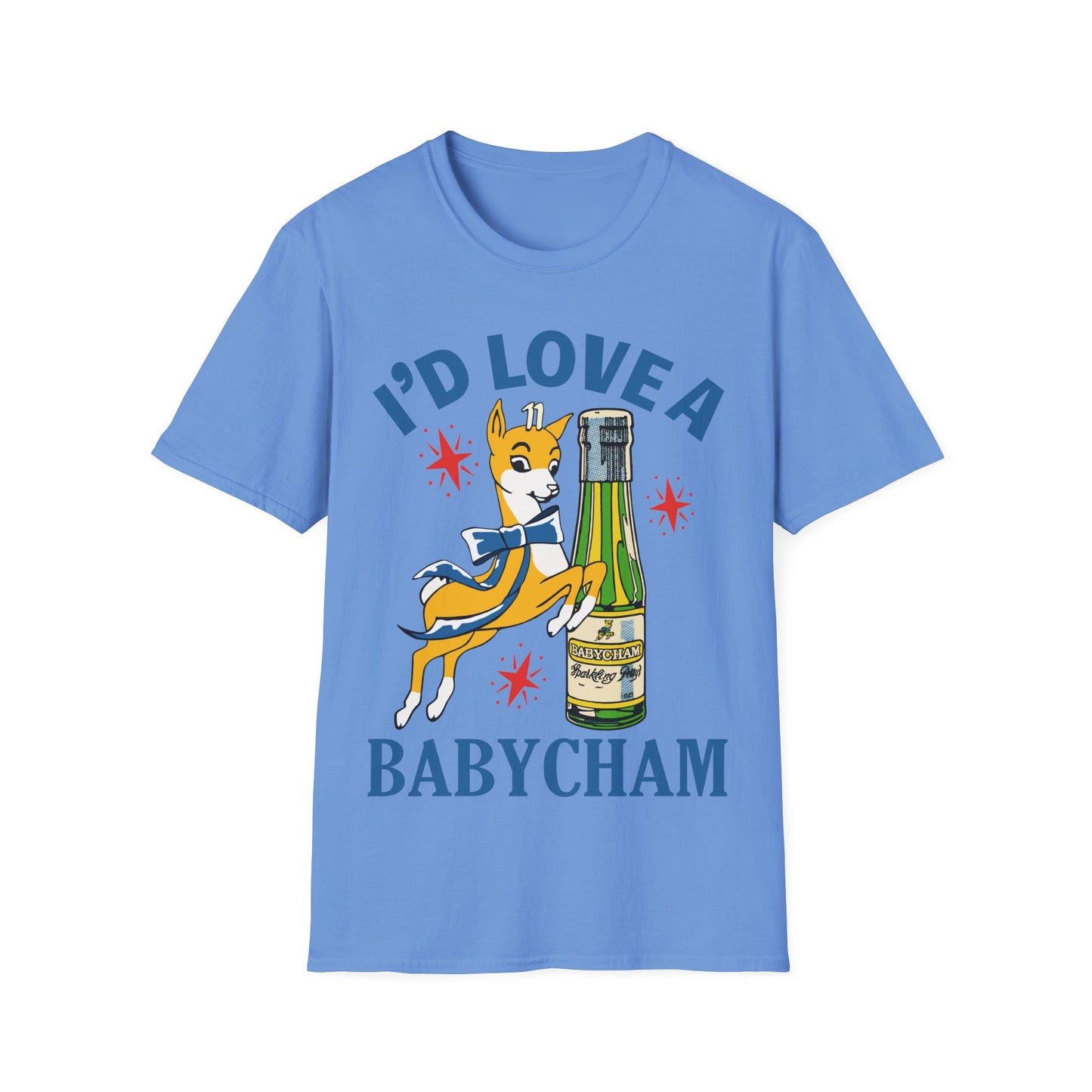 Retro 80s Babycham T-Shirt - I'd Rather Have A Babycham Top