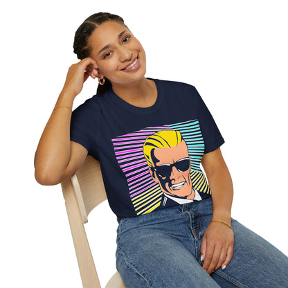 Max Headroom Retro Pop Art T-Shirt | 80s TV Inspired