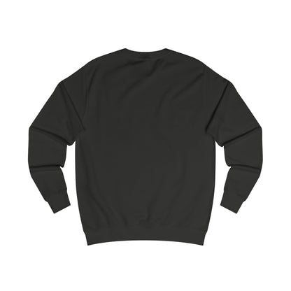 Black sweatshirt on a white background