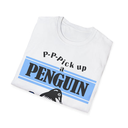 P-P-Pick Up a Penguin T-Shirt | Retro Penguin Illustration