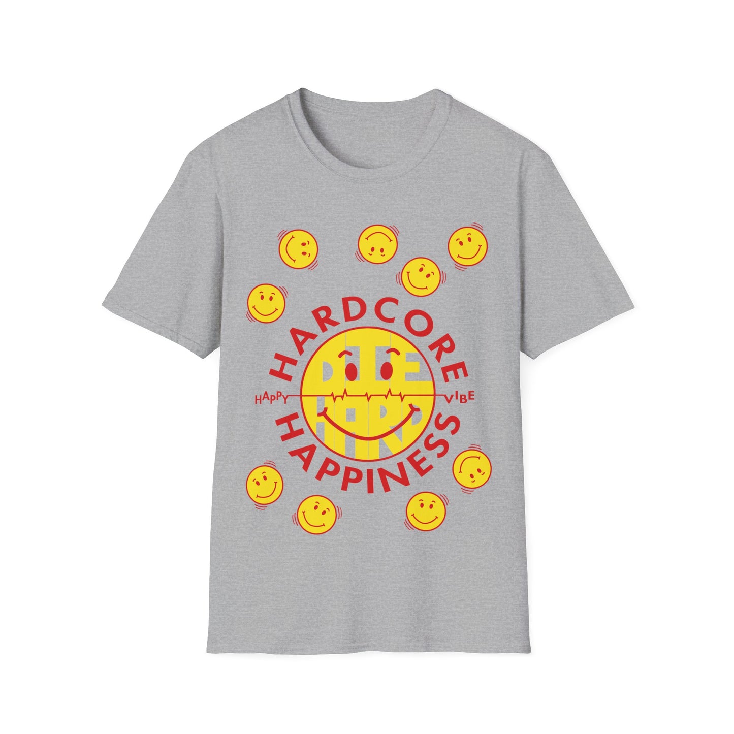 Retro 90s Raver Hardcore Happiness Unisex T-Shirt