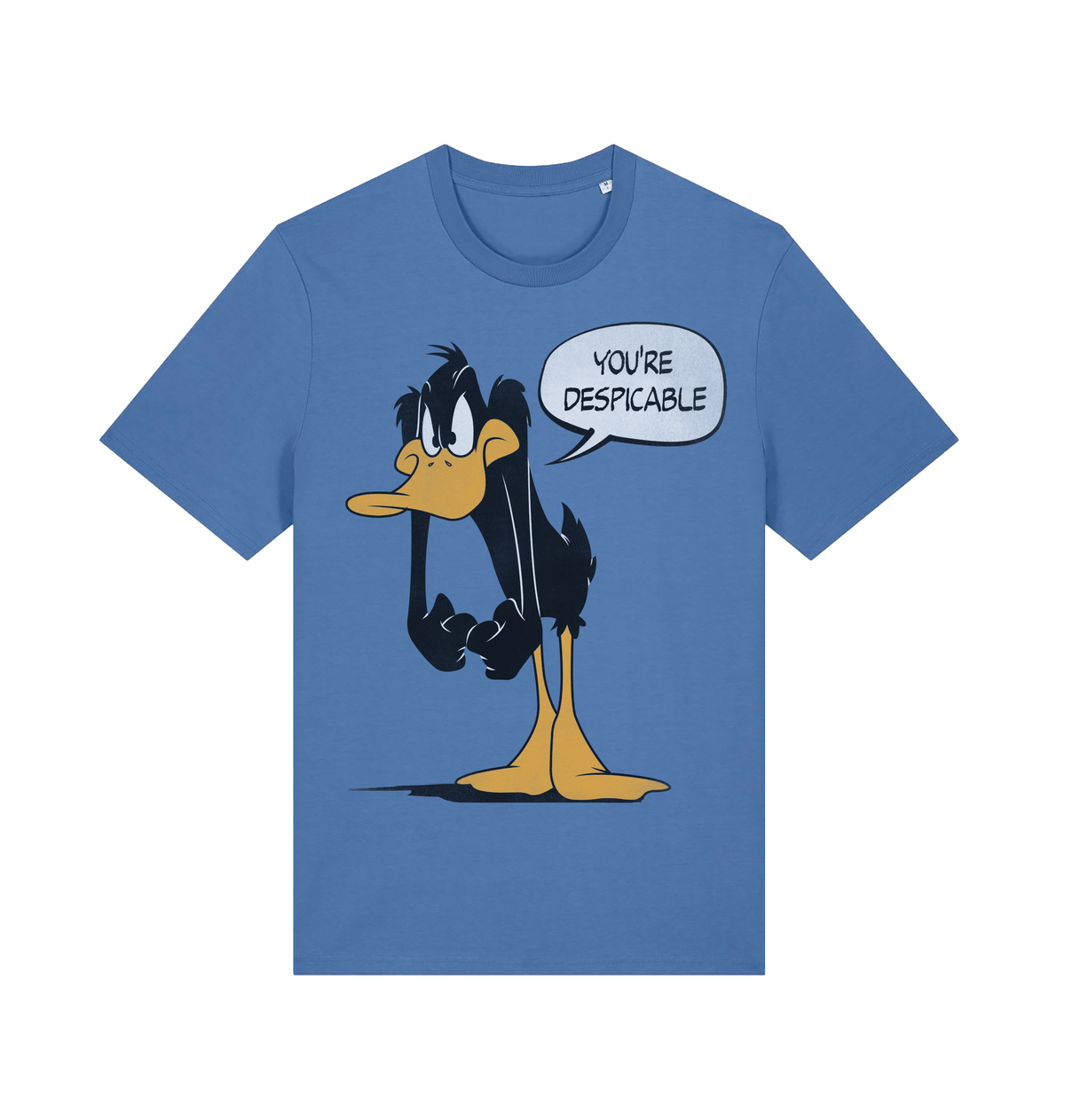Bright Blue Printed T-shirt Front