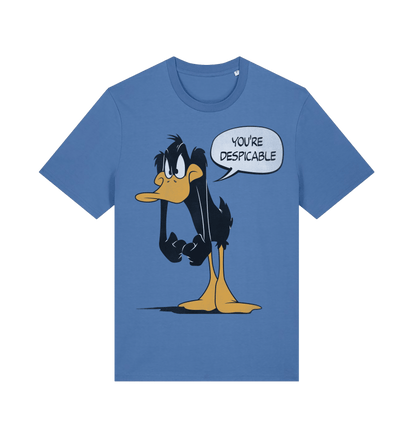 Bright Blue Printed T-shirt Front