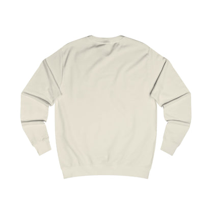 Beige sweatshirt with a graphic of a deer holding a bottle and text 'I'd Love a Babycham' on a white background