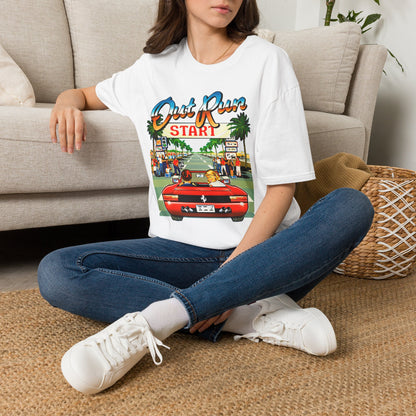 Out Run Retro Arcade Racing Unisex T-Shirt Large