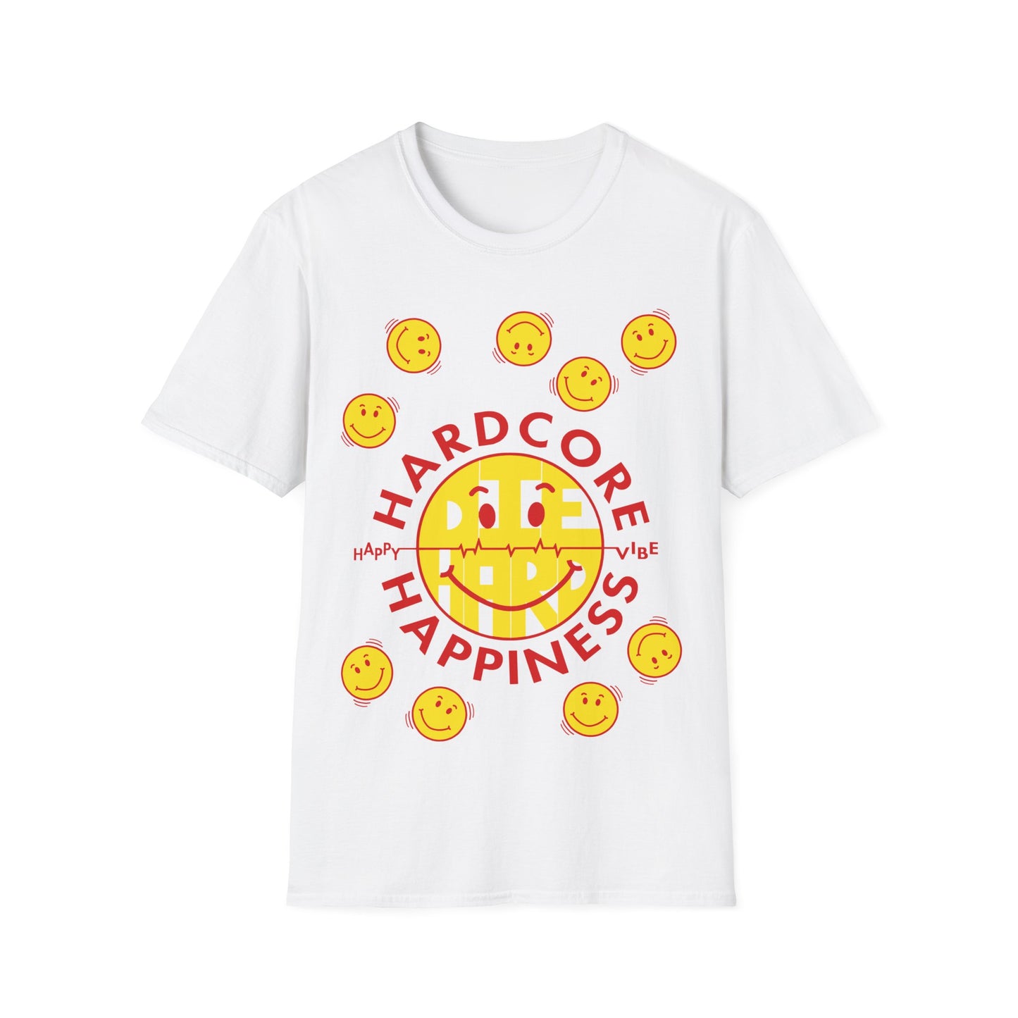Retro 90s Raver Hardcore Happiness Unisex T-Shirt