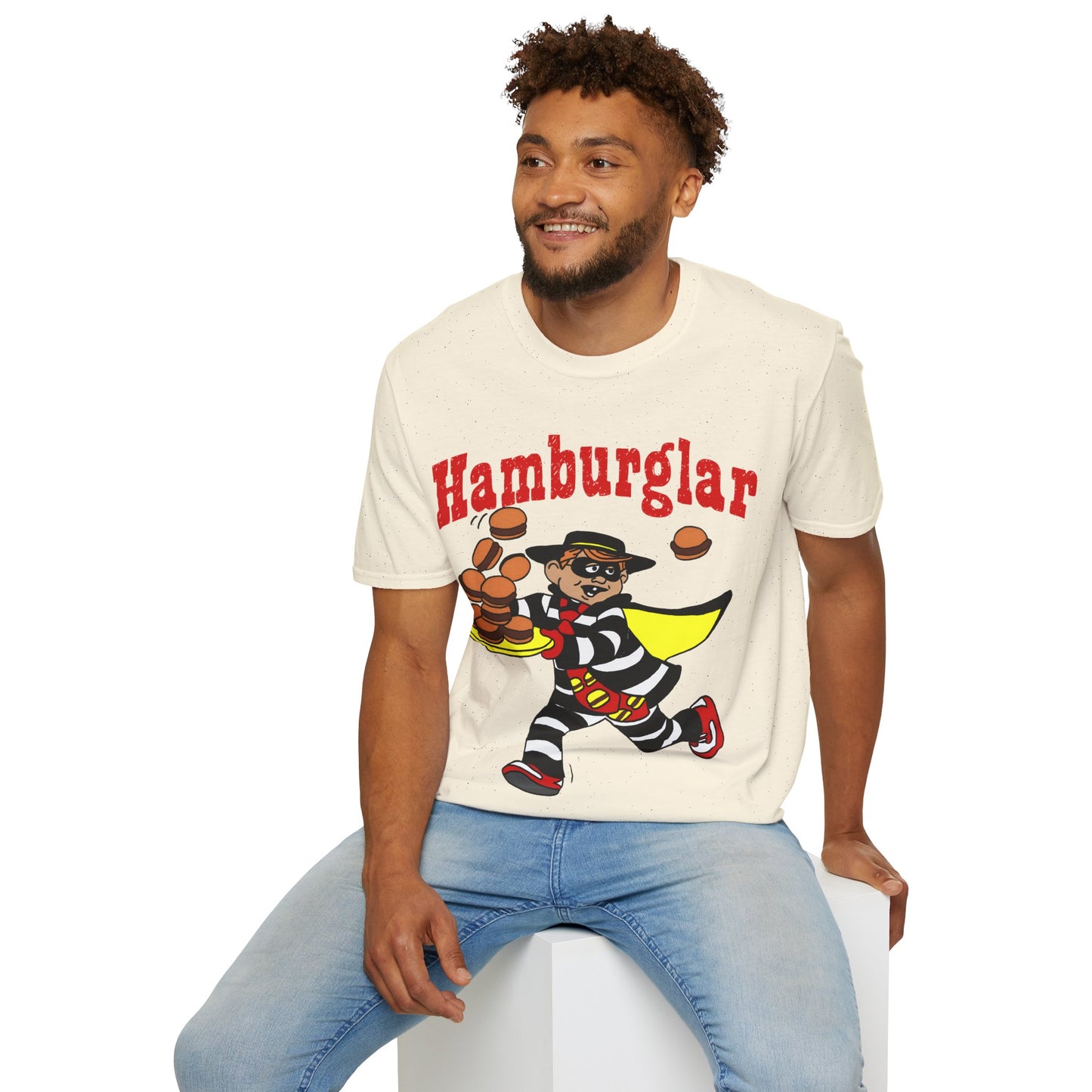Unique Hamburglar T-Shirt - Burger Lover Top - Retro Tees