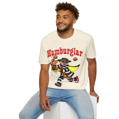 Unique Hamburglar T-Shirt - Burger Lover Top - Retro Tees