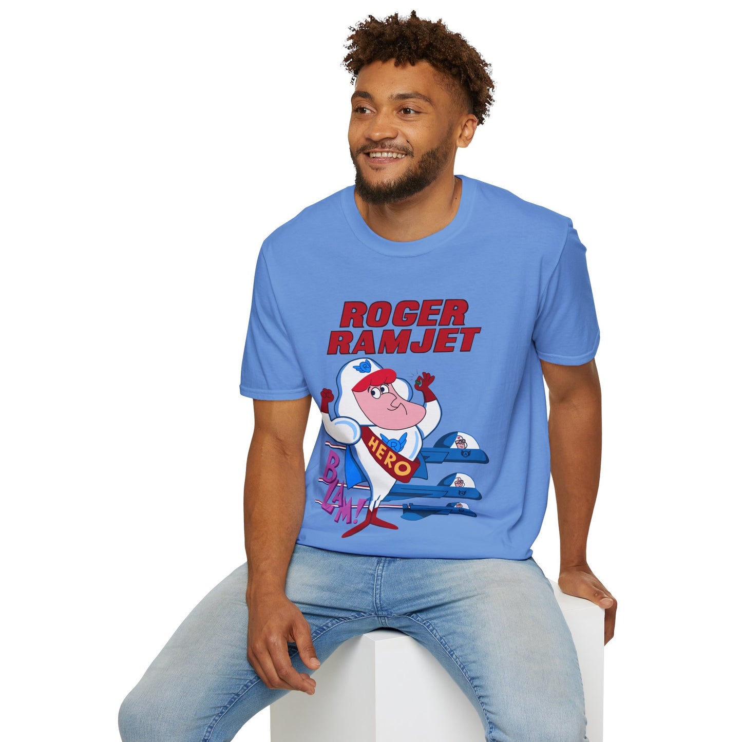 Retro Roger Ramjet Hero T-Shirt - Nostalgic Cartoon Top - Retro Tees