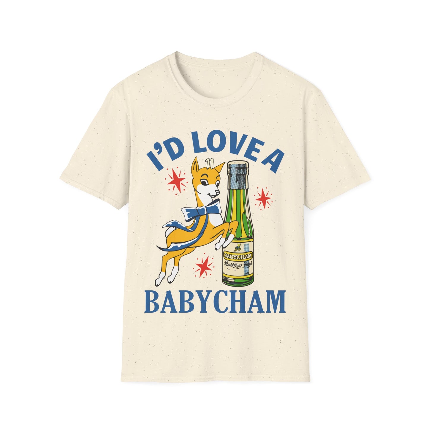 Retro 80s Babycham T-Shirt - I'd Rather Have A Babycham Top