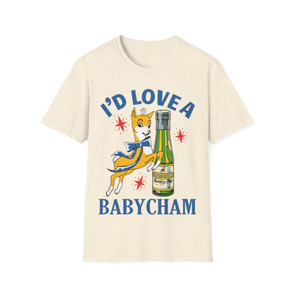 Retro 80s Babycham T-Shirt - I'd Rather Have A Babycham Top