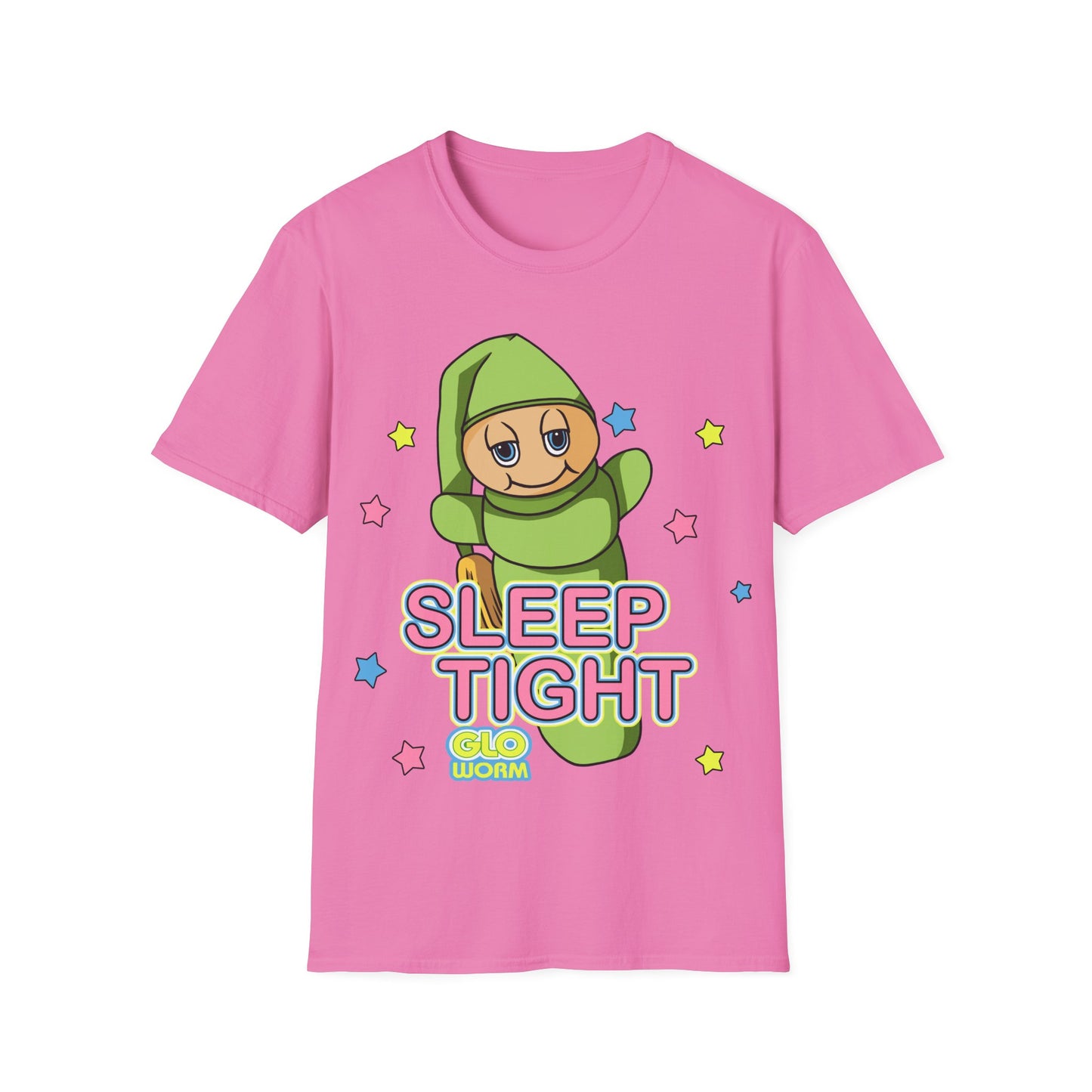 Retro Sleep Tight Glow Worm Unisex T-Shirt