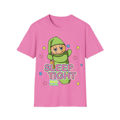 Retro Sleep Tight Glow Worm Unisex T-Shirt