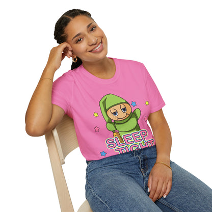 Retro Sleep Tight Glow Worm Unisex T-Shirt