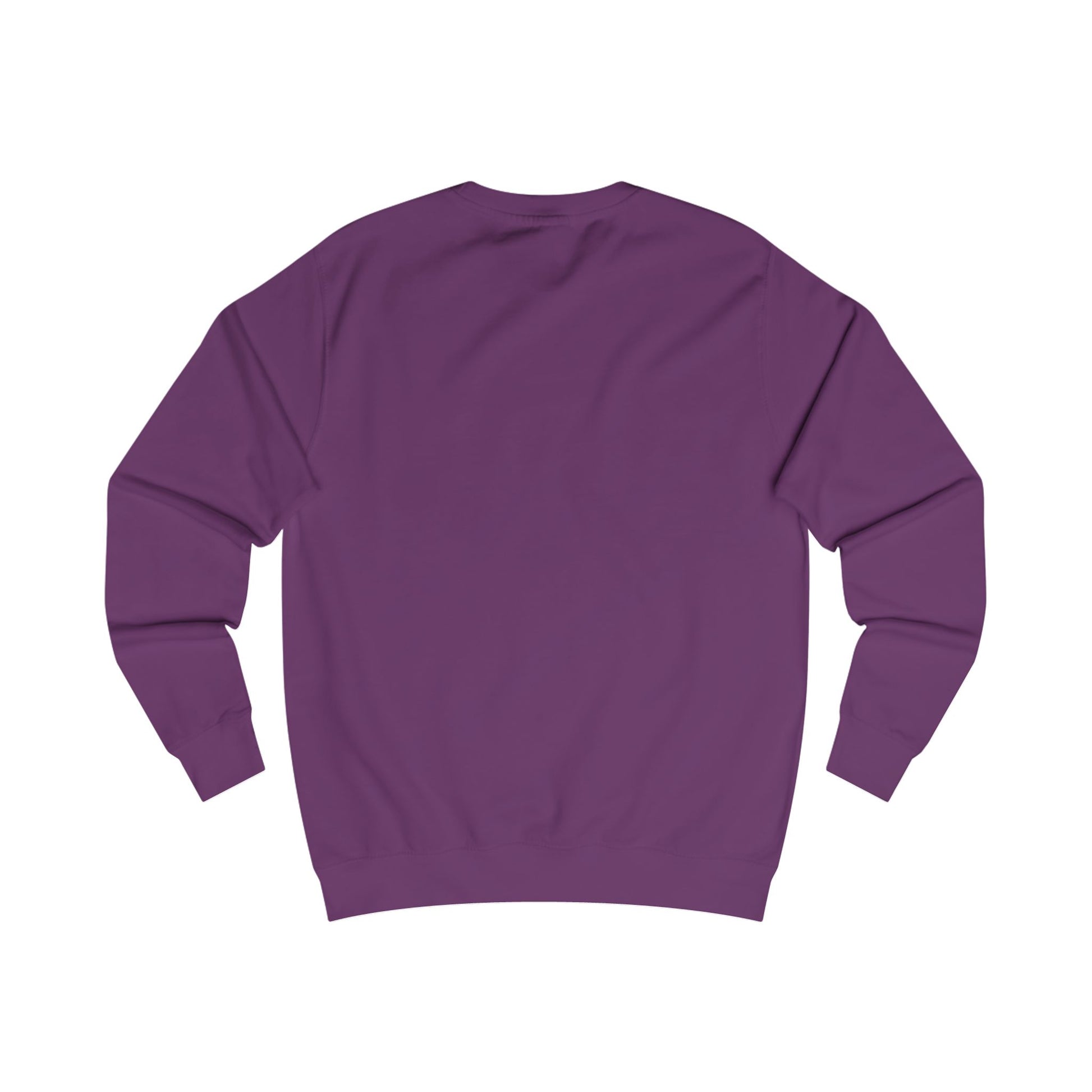 Purple sweatshirt on a white background