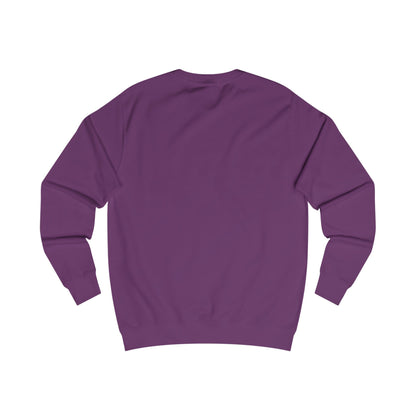 Purple sweatshirt on a white background