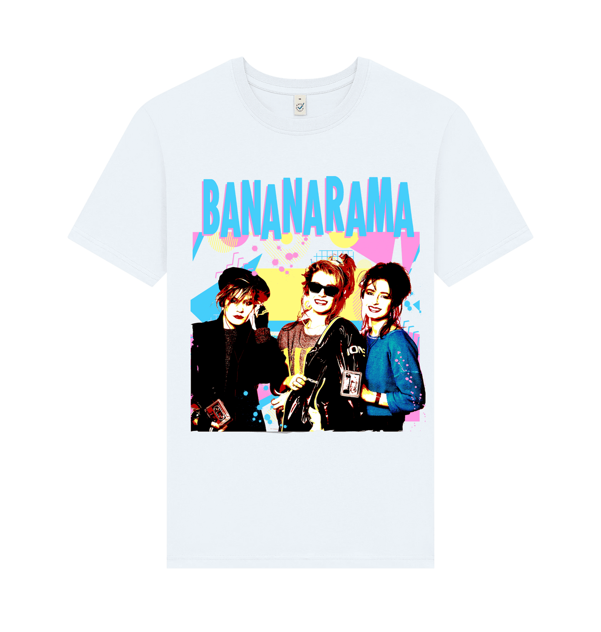 White Printed T-shirt Front