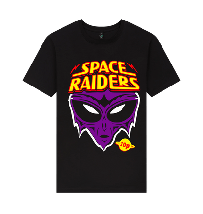 Black Printed T-shirt Front