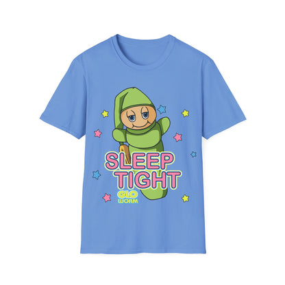 Retro Sleep Tight Glow Worm Unisex T-Shirt