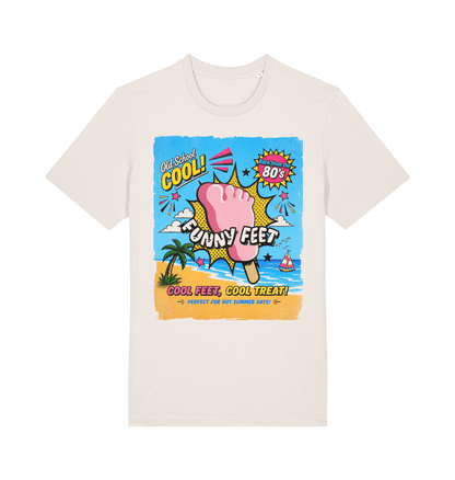 Vintage White Printed T-shirt Front