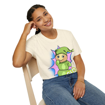 Cute Glo Worm Unisex Softstyle T-Shirt