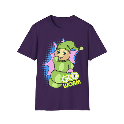 Cute Glo Worm Unisex Softstyle T-Shirt