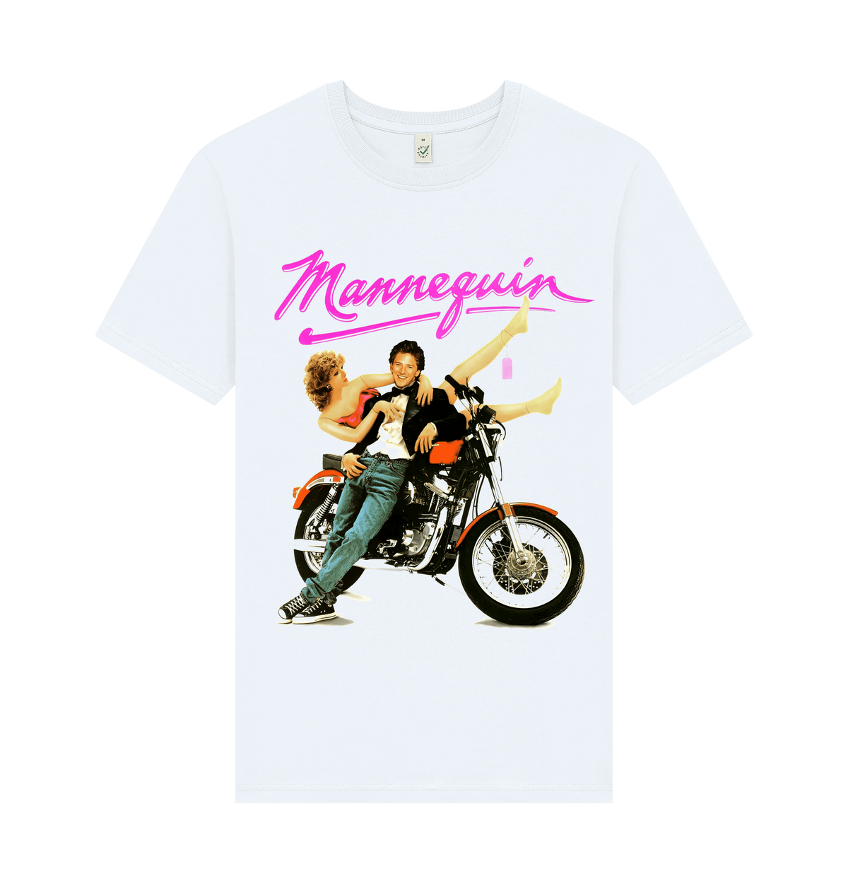 White Printed T-shirt Front