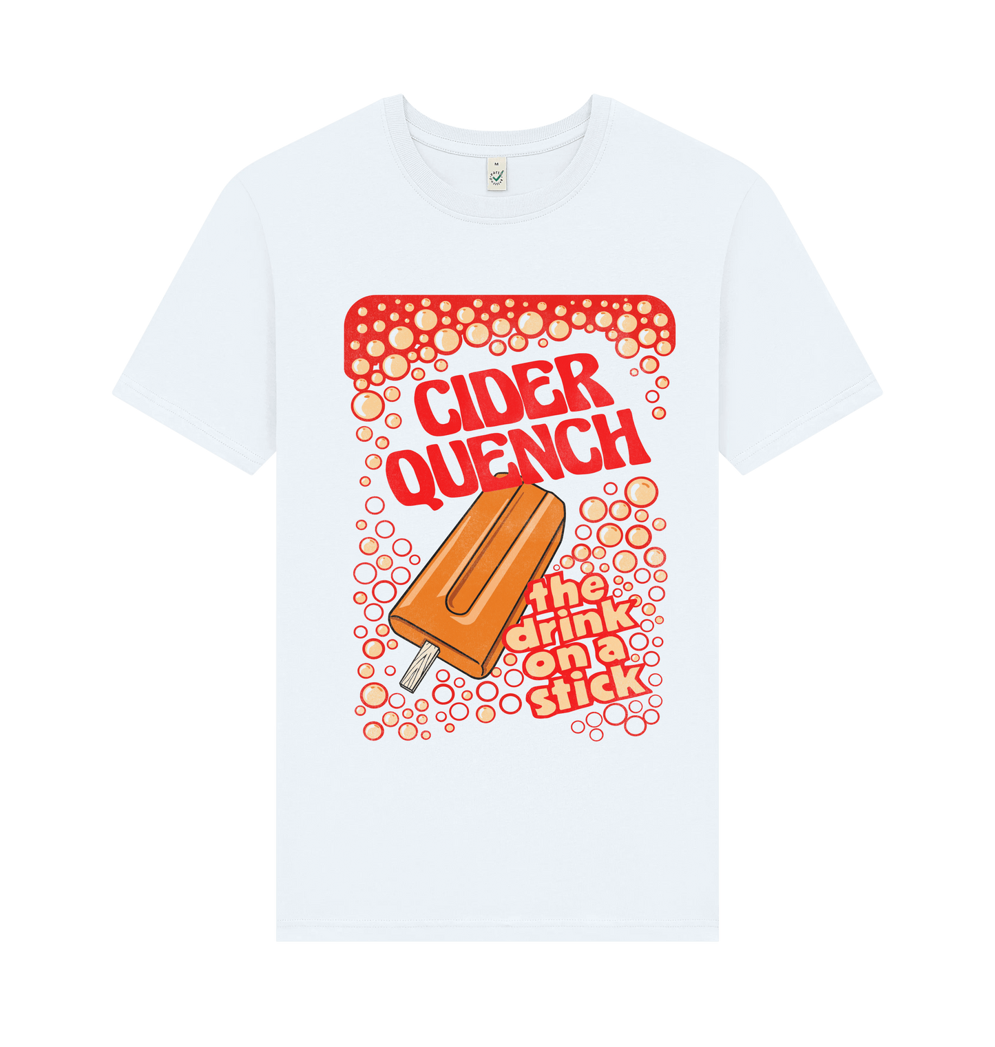 White Printed T-shirt Front